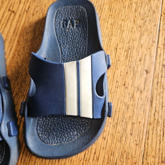 GAP Little Boys Size 9/10 Y2K Flip Flops Retro Beach Shoes - Picture 4 of 6